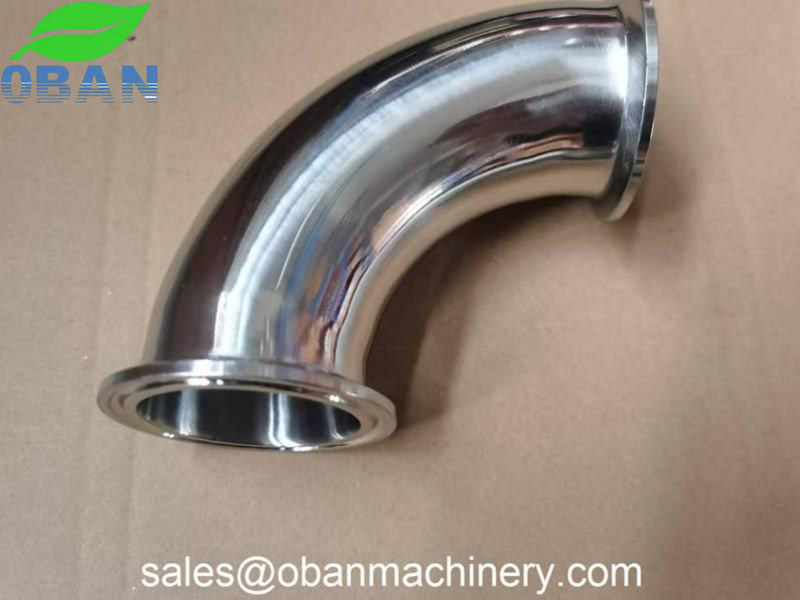 Tri clamp elbow 90 deg
