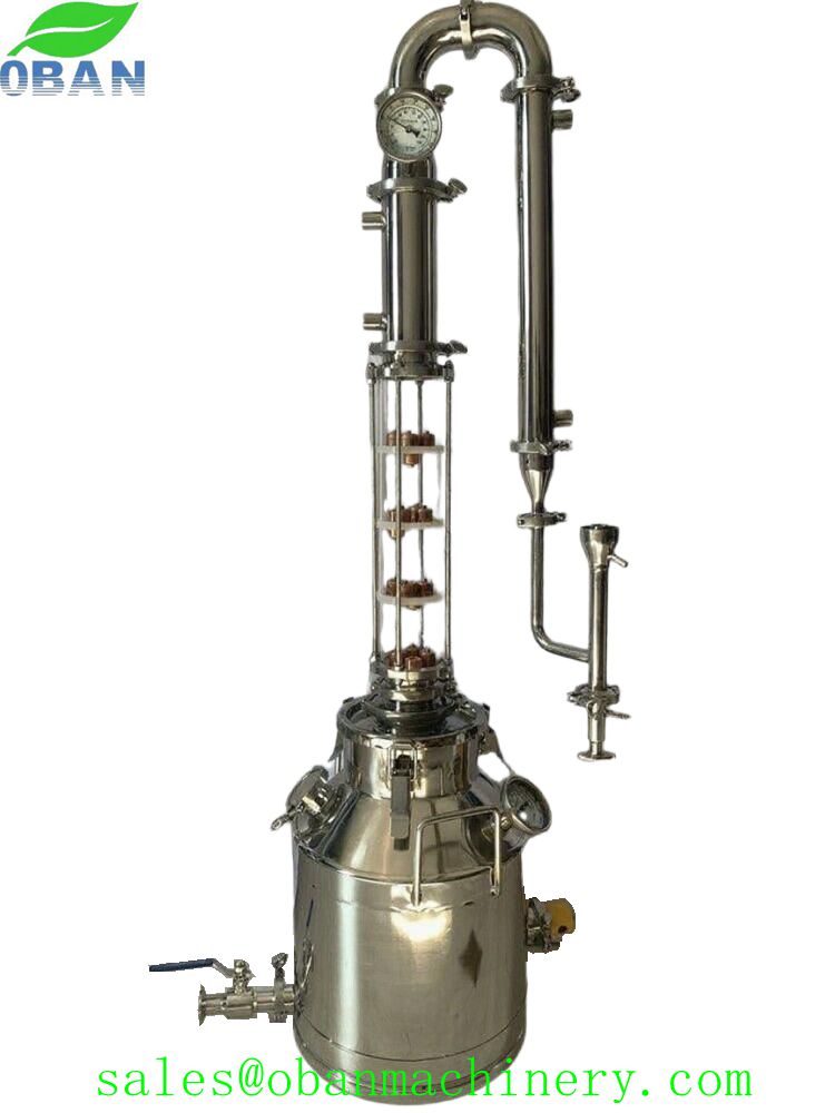 30Lt / 8 Gallon 3inch Glass Column Still